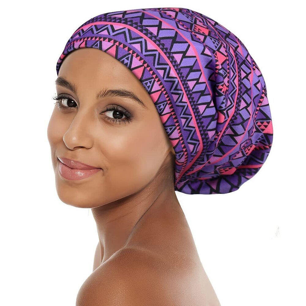 2121 Extensions Sleep Hat Bonnets for Black